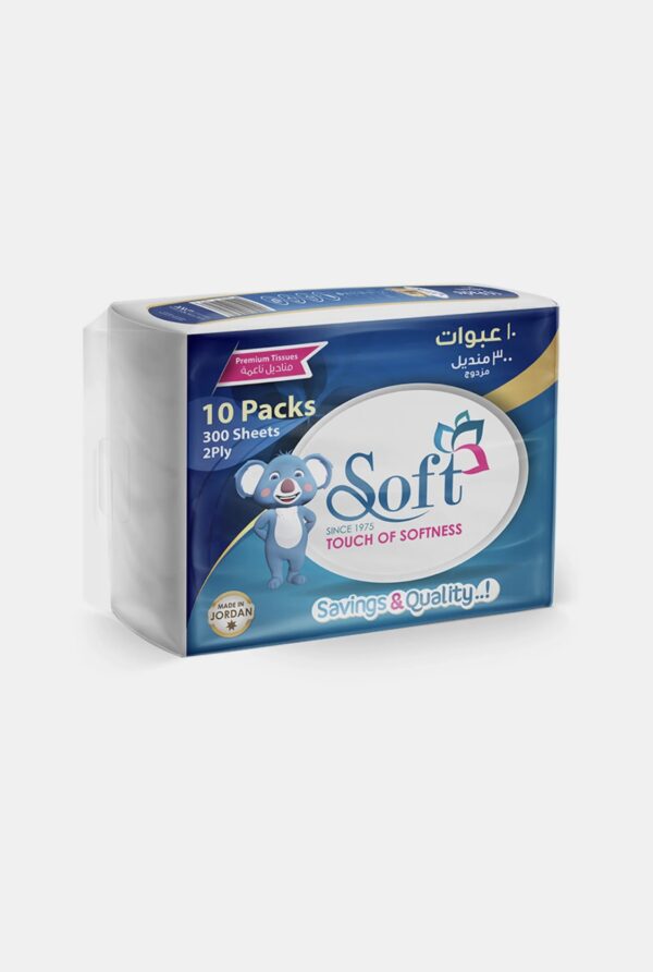 سوفت محارم سحب 300 منديل *10