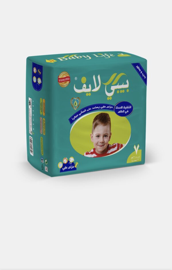 بيبي لايف حفاضات xxlرقم 7(26فوطة)
